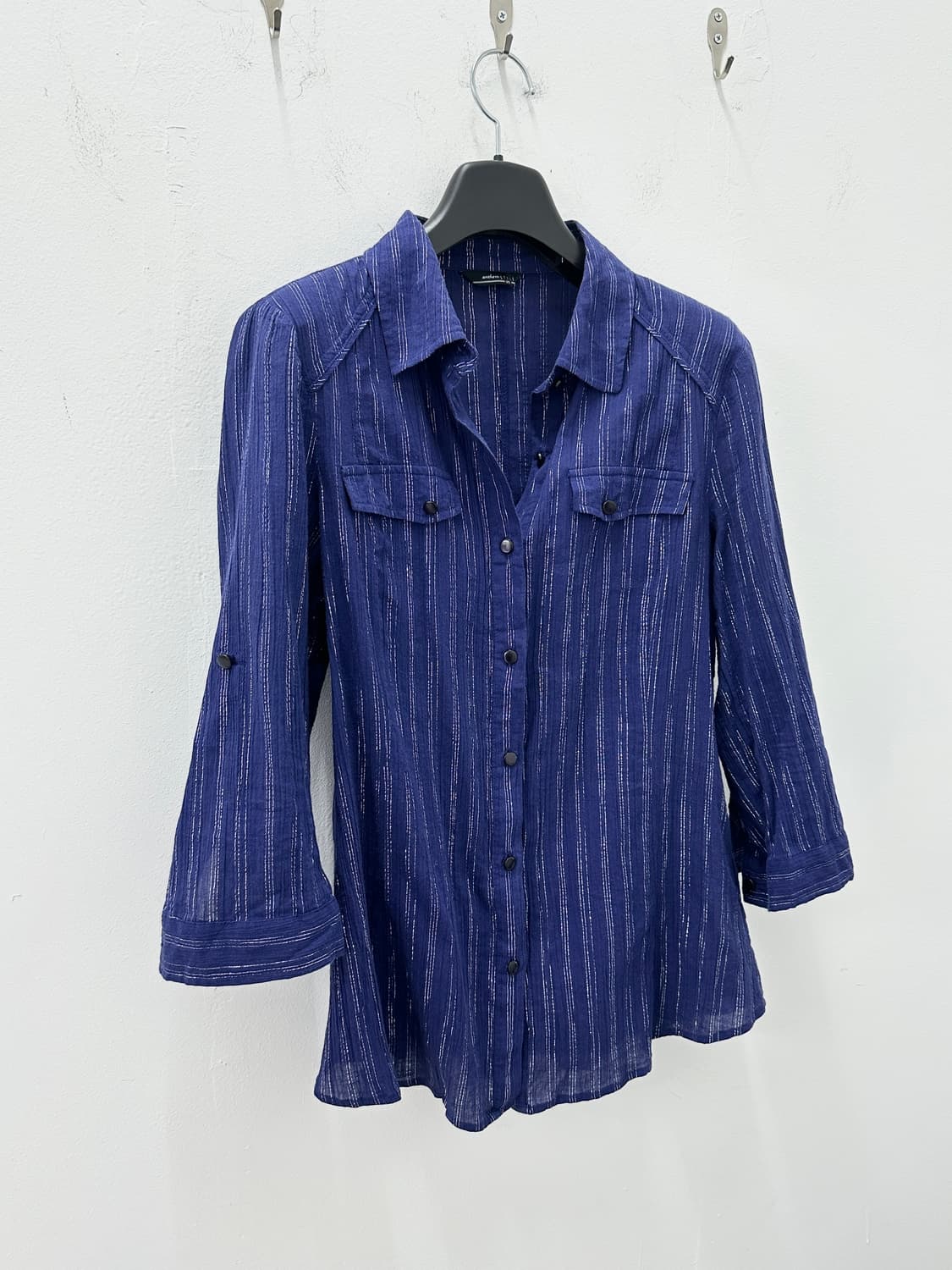ANTHEM STYLE vintage stripe gloss shirts 상품이미지5