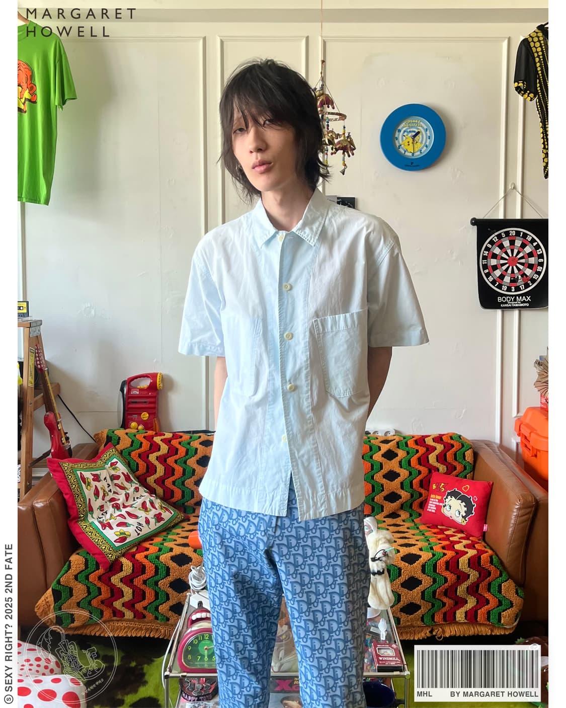 MARGARET HOWELL Gimmik Pocket 1/2 Shirt 상품이미지1