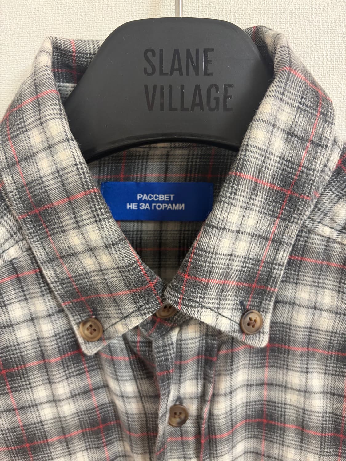 라스벳 체크 셔츠 상품이미지5