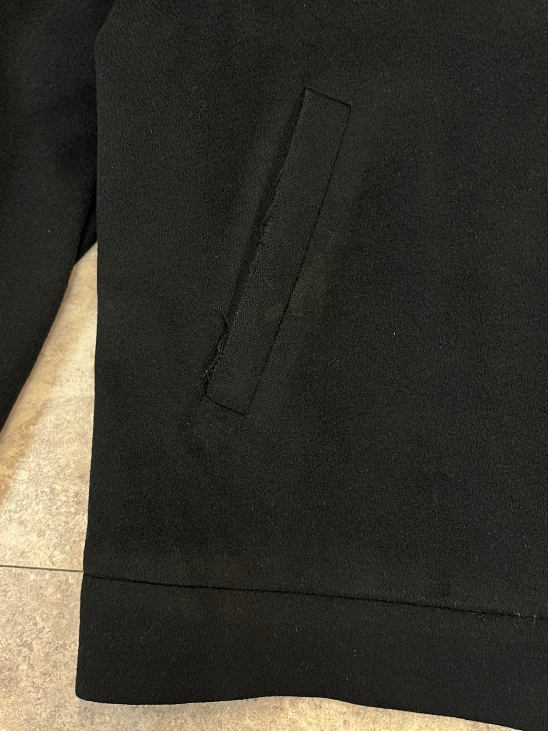 입생로랑 울 블루종 자켓 블랙 100 #csz2453 상품이미지5