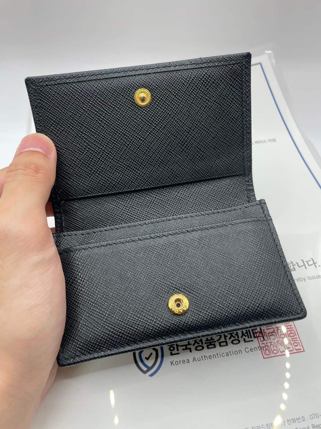 프라다 1MC122 메탈 로고 카드 케이스 지갑 상품이미지3