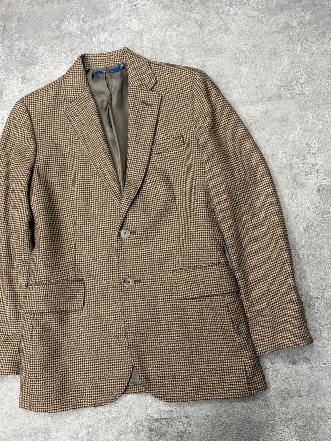 폴로 랄프로렌 하운드투스 울 체크 블레이저 상품이미지3