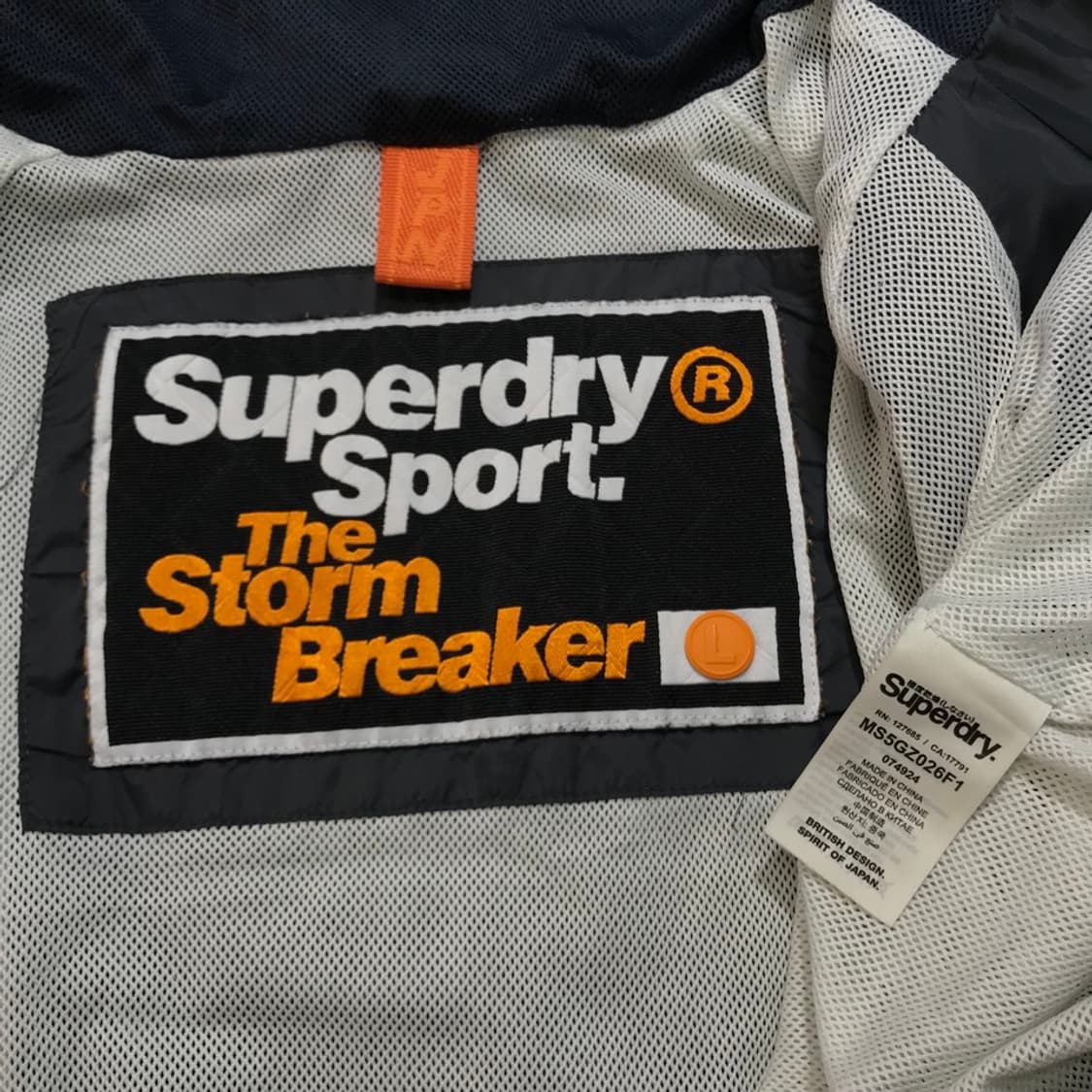 [[L, A급] 슈퍼드라이(SUPER DRY) 포케터블 바람막이#348 상품이미지8