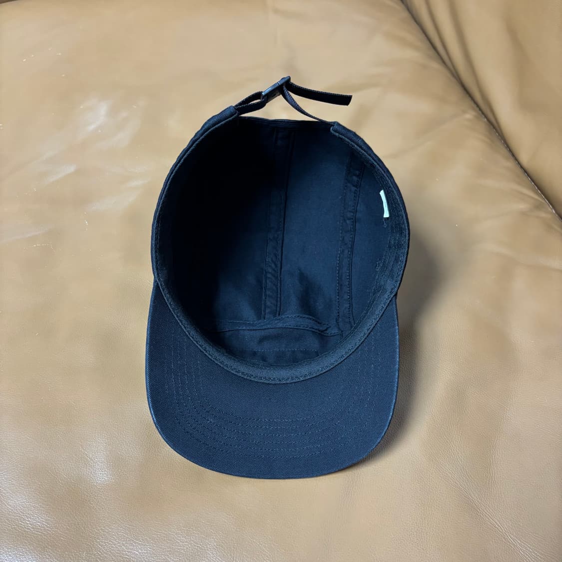 슈프림 캠프캡 모자 박스로고 24ss 워시드 치노 블랙 상품이미지7