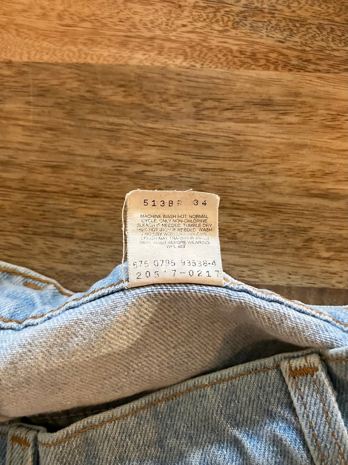 90s USA 빈티지 리바이스 517 부츠컷 데님 팬츠 상품이미지10