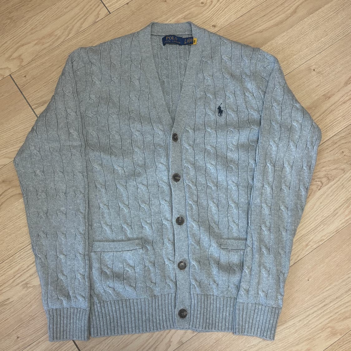 [S] 24FW 폴로 랄프로렌 케이블 가디건 QR코드 극미중고 상품이미지1
