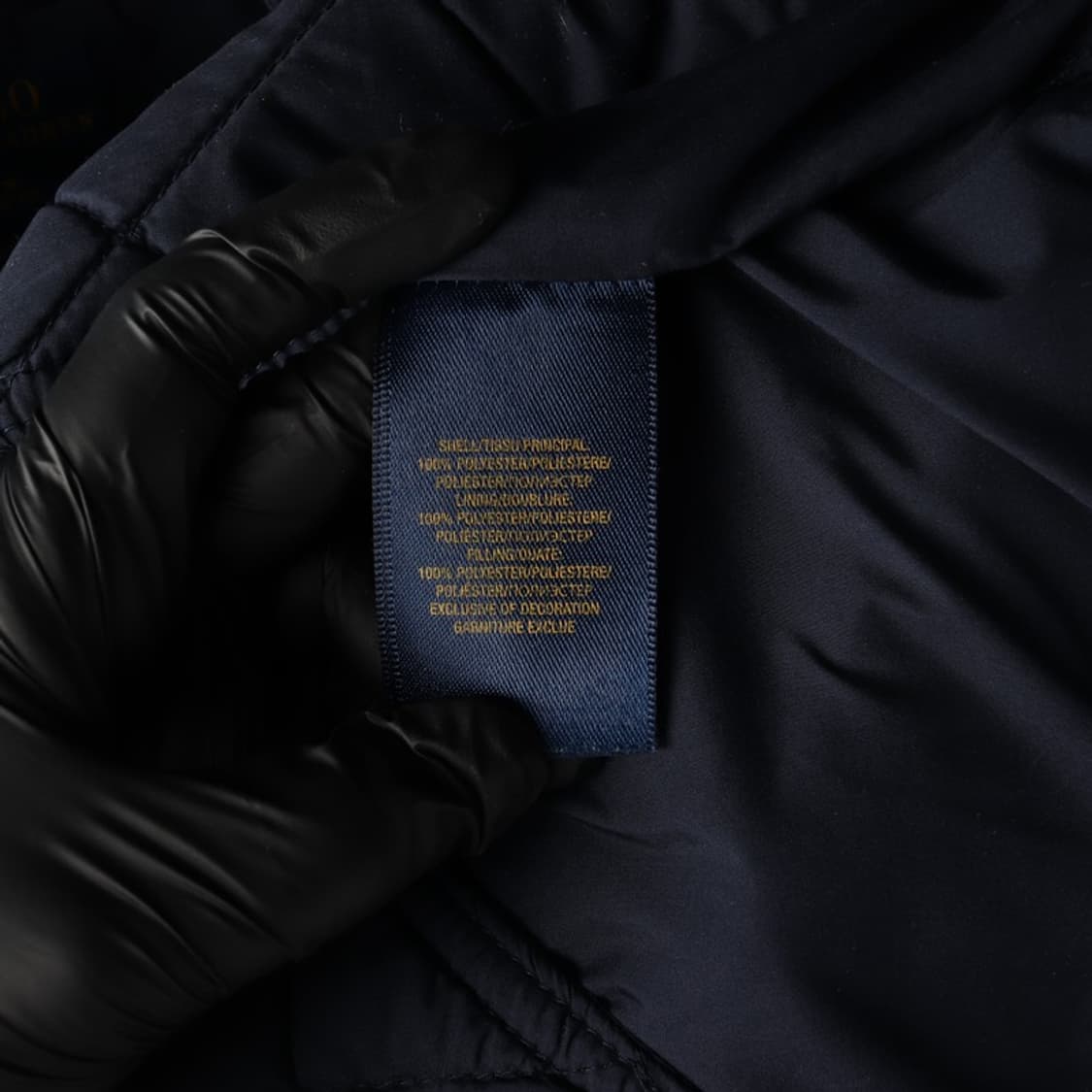 폴로 랄프로렌 클래식 네이비 퀼팅 자켓 M(10-12) 상품이미지7