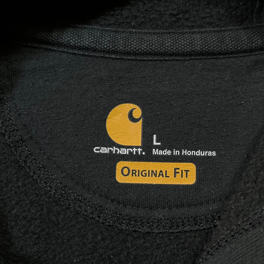 칼하트 스펠로고 후드티 상품이미지3