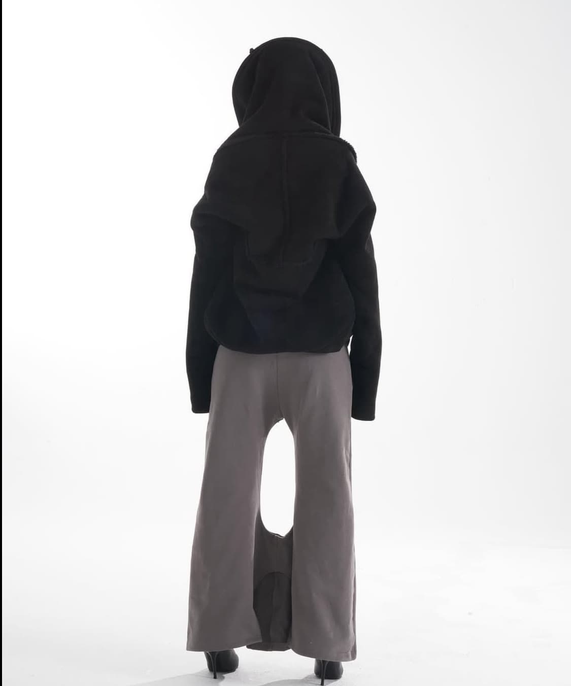 TEXEVASION-BLACK SOLID SUEDE 스웨이드무스탕 상품이미지3