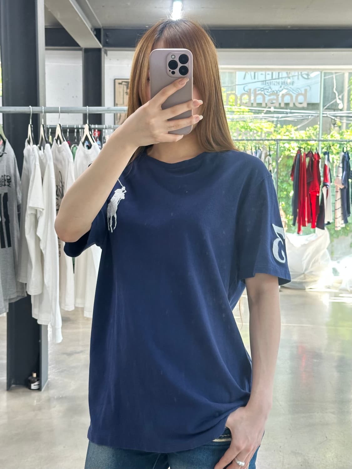 폴로 빅포니 넘버링 반팔티 상품이미지2