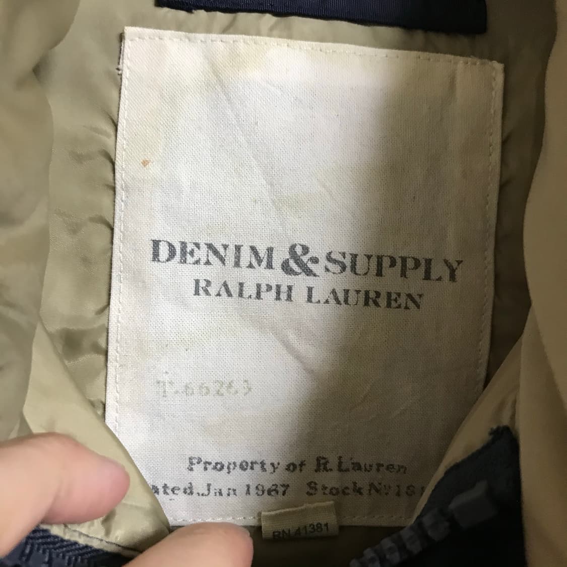 폴로 데님앤 서플라이 패딩점퍼 상품이미지4