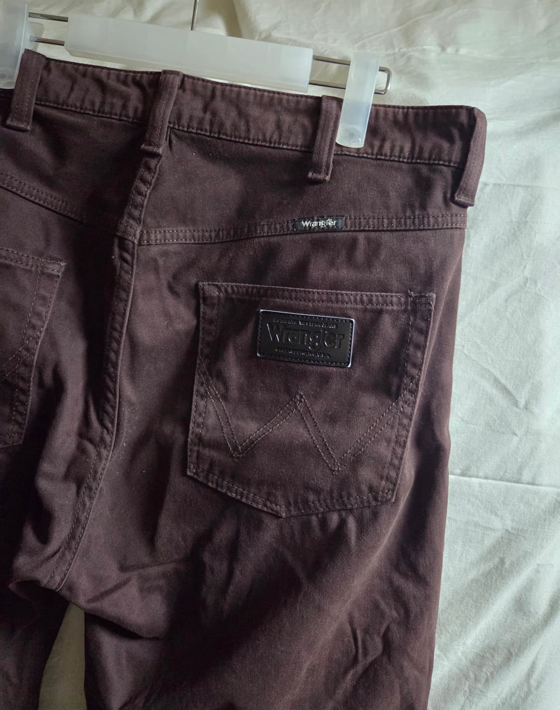 랭글러 브러시드 코튼 팬츠 브라운 36 상품이미지6