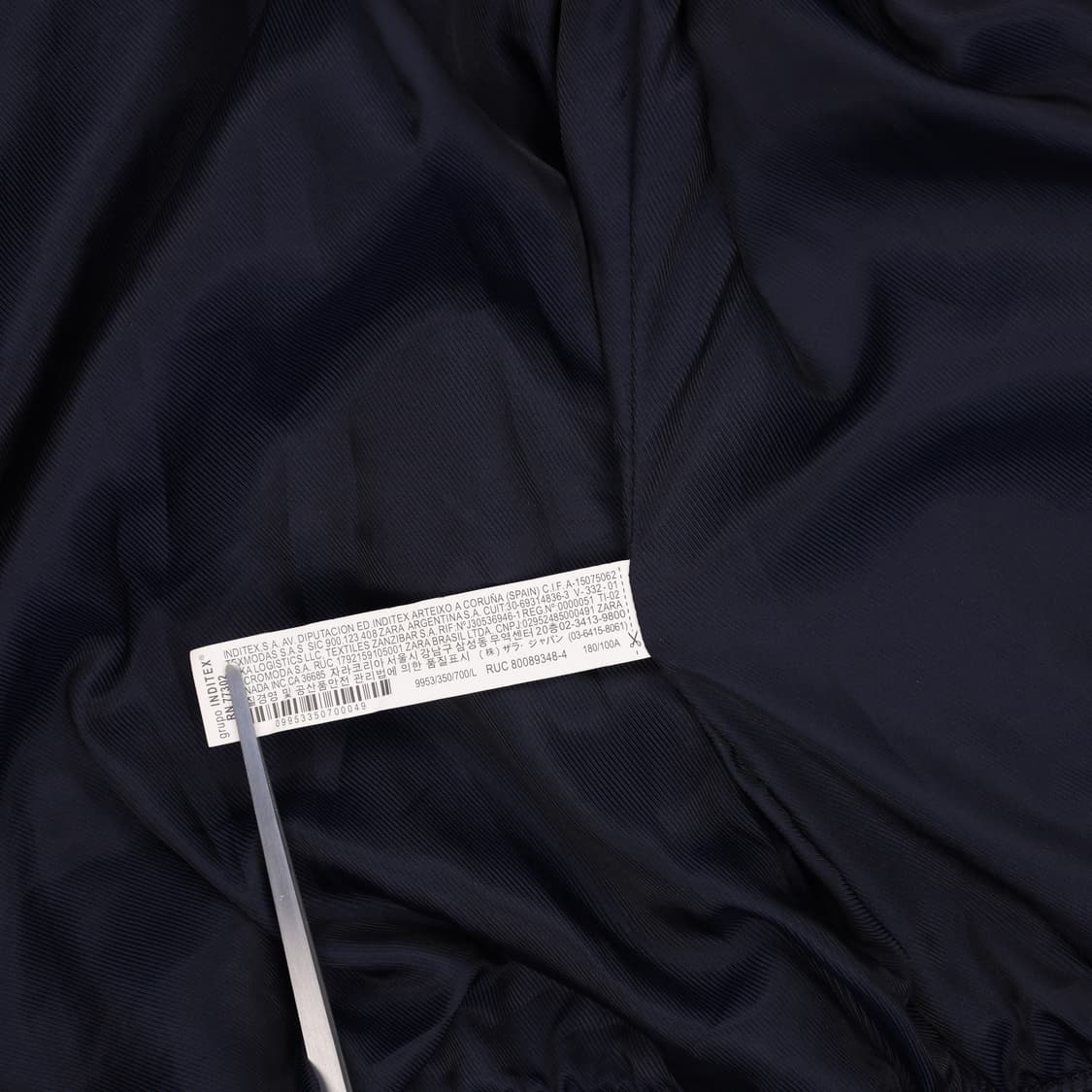 US L 자라 맨 싱글 양가죽 블루종 자켓 4167 상품이미지8