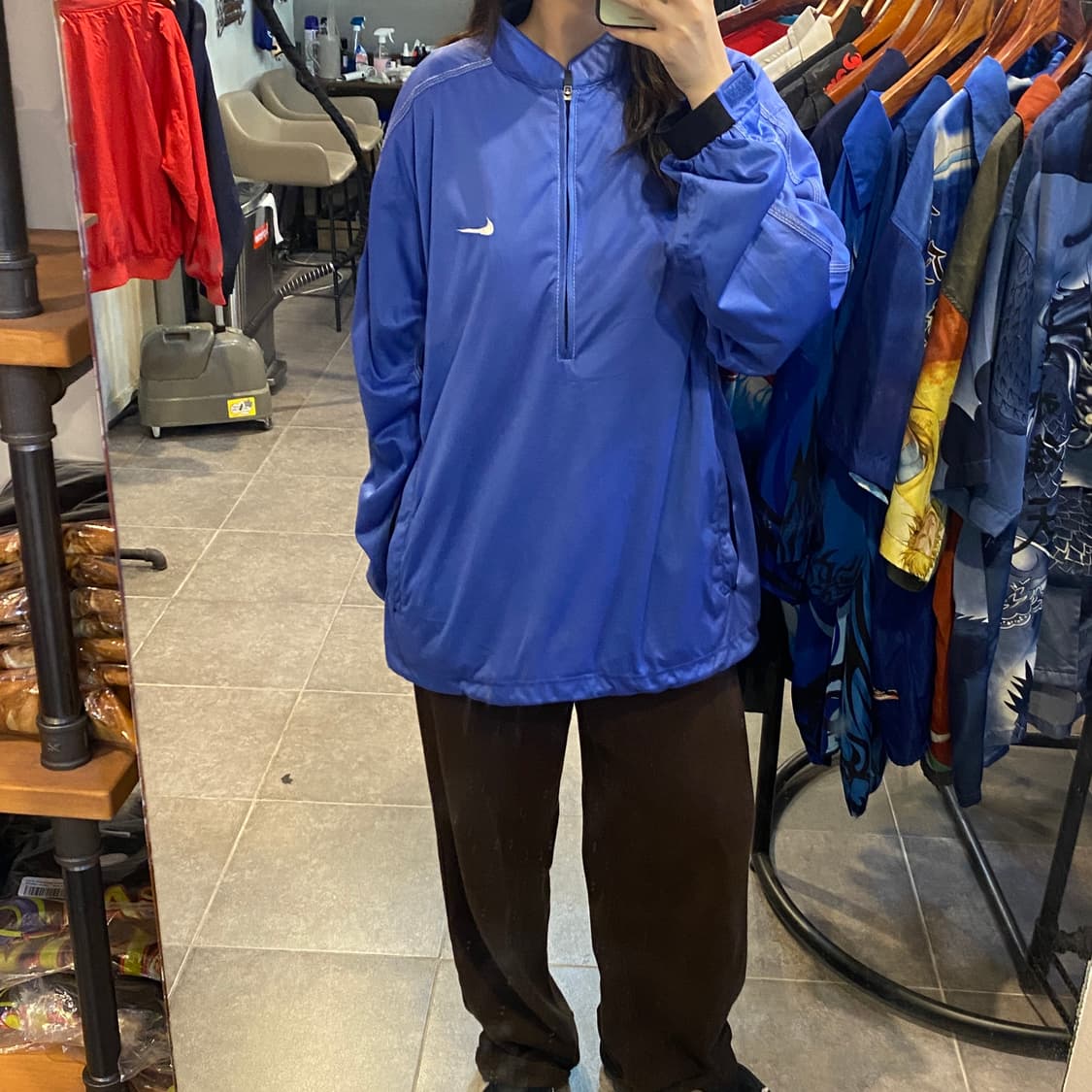 [NO.9] Nike 반집업 웜업 블루 상품이미지4