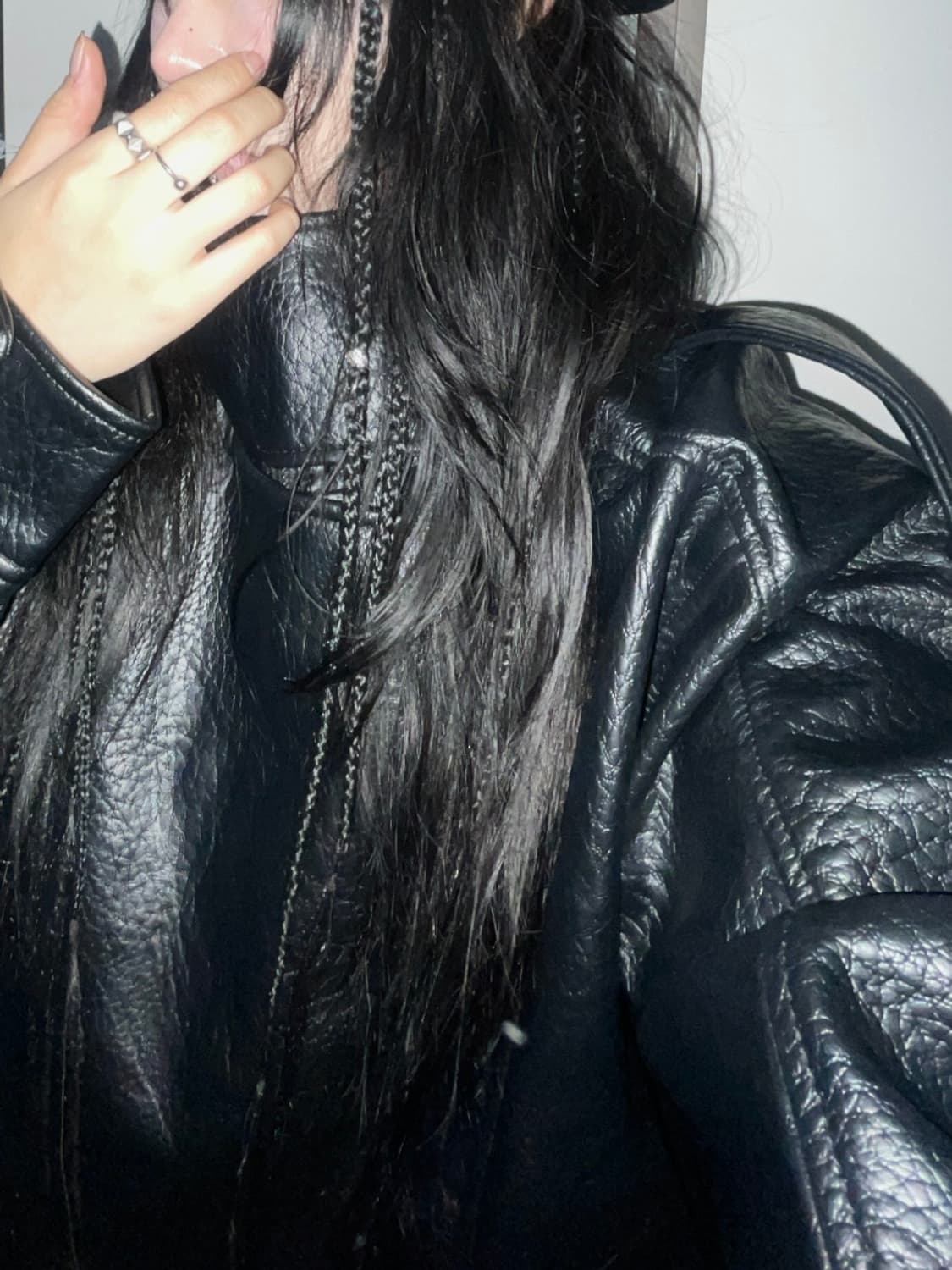 자라 페이크 레더 점퍼 S size 상품이미지2