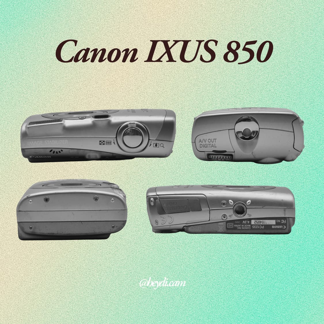 (NCT 재민,니쥬 아야카) 캐논 ixus850 ixy900is 상품이미지3