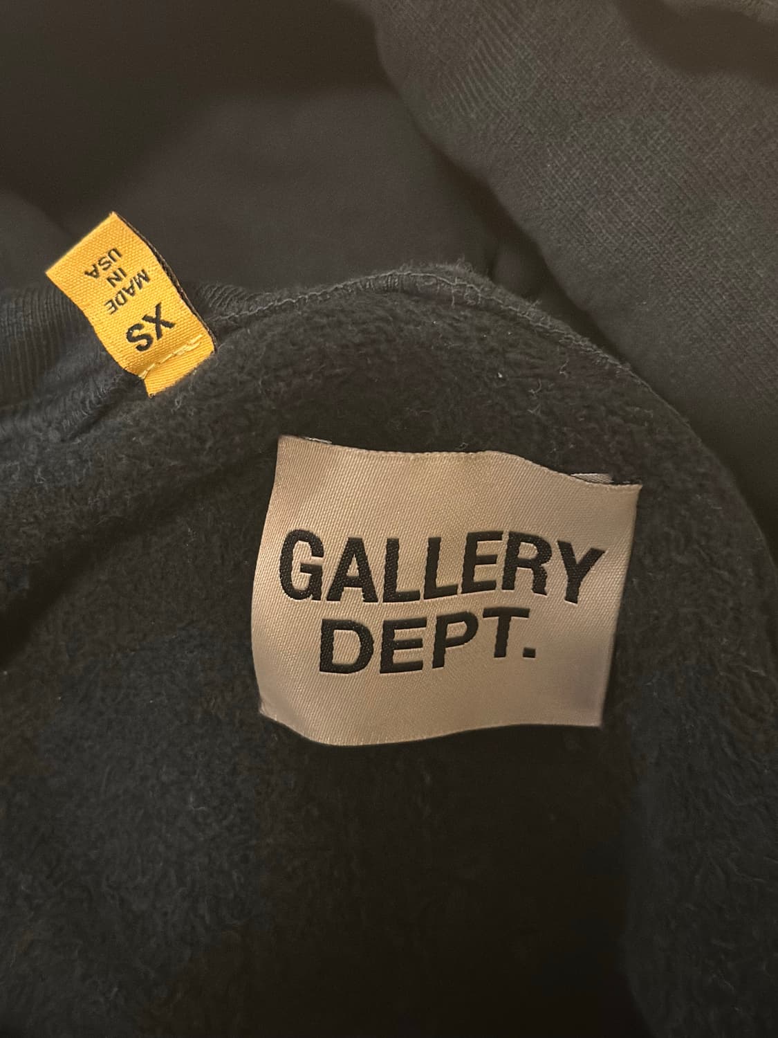 갤러리 디파트먼트 90's 로고 후드티(빈티지 블랙) 상품이미지4