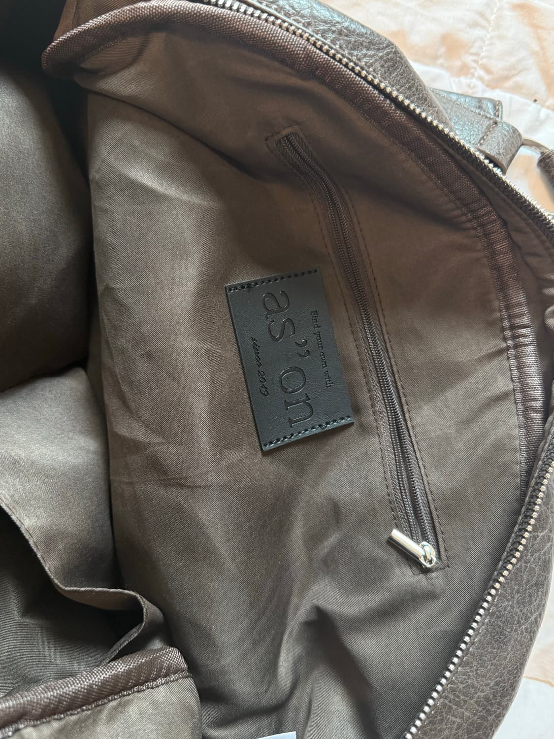 애즈온 보니타 빅백 브라운 상품이미지7