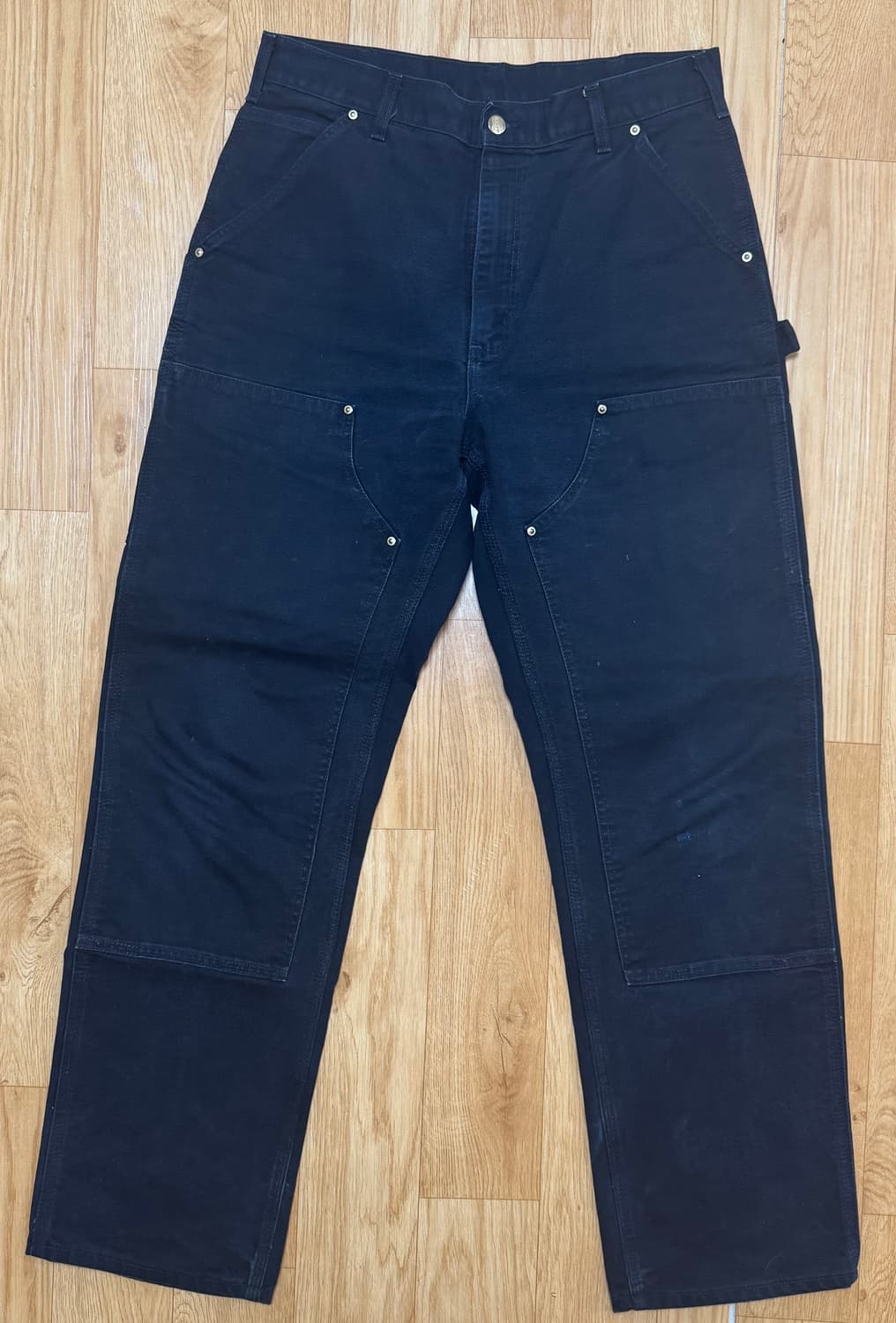 빈티지 칼하트 B01 더블니 블랙 BLK 33x32 상품이미지1