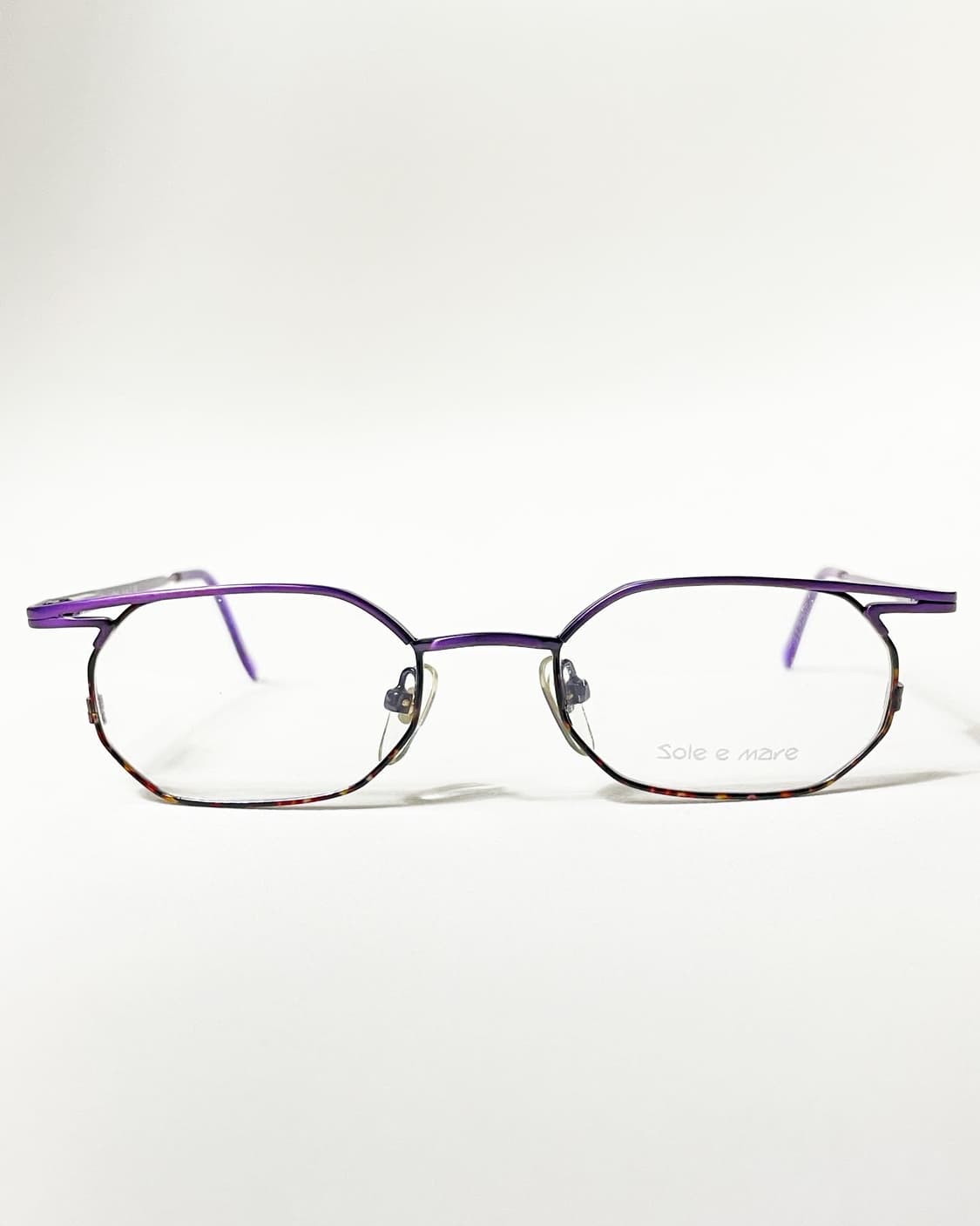 90s 프랑스제 Sole e Mare 스퀘어 안경 상품이미지2