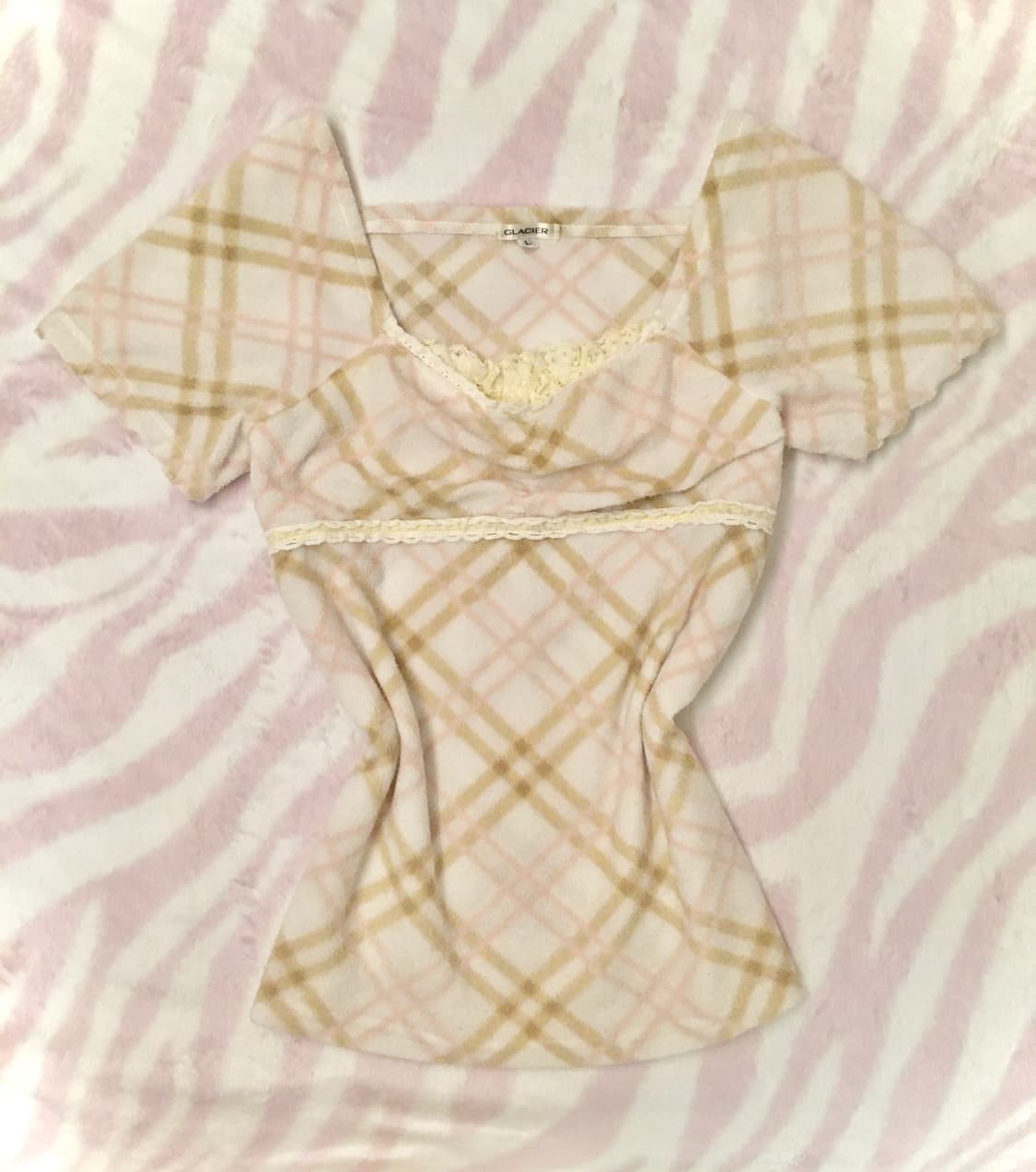 라떼갸루 초코딸기 체크 로걀탑 레이스 히메갸루 상품이미지1