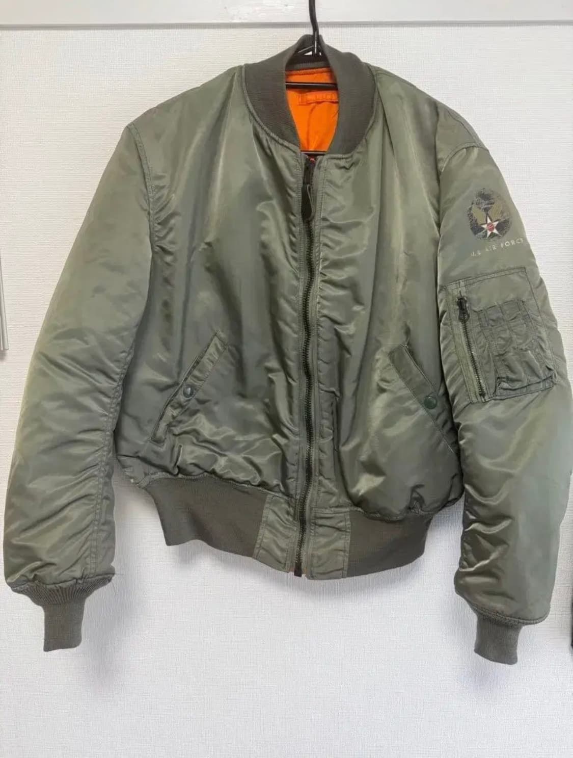 1968년 오리지널 미공군 MA-1 / 알파 인더스트리 군납 / L 상품이미지1