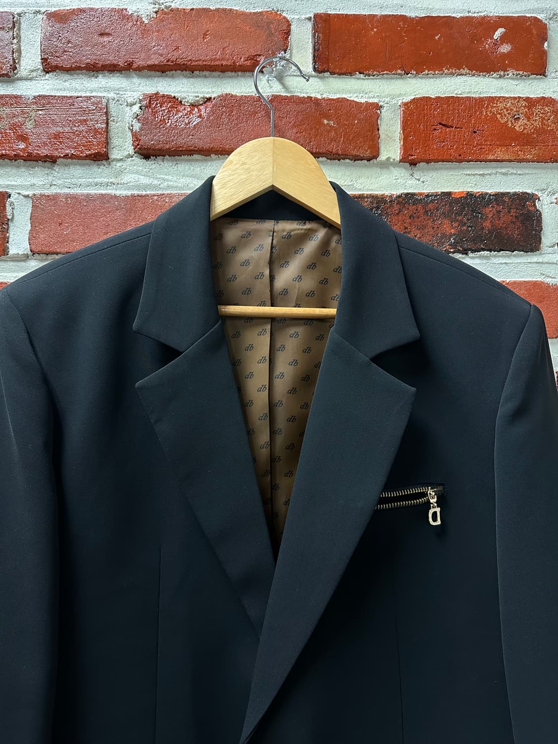 (2)디벨 골드지퍼 싱글 블레이저 상품이미지5