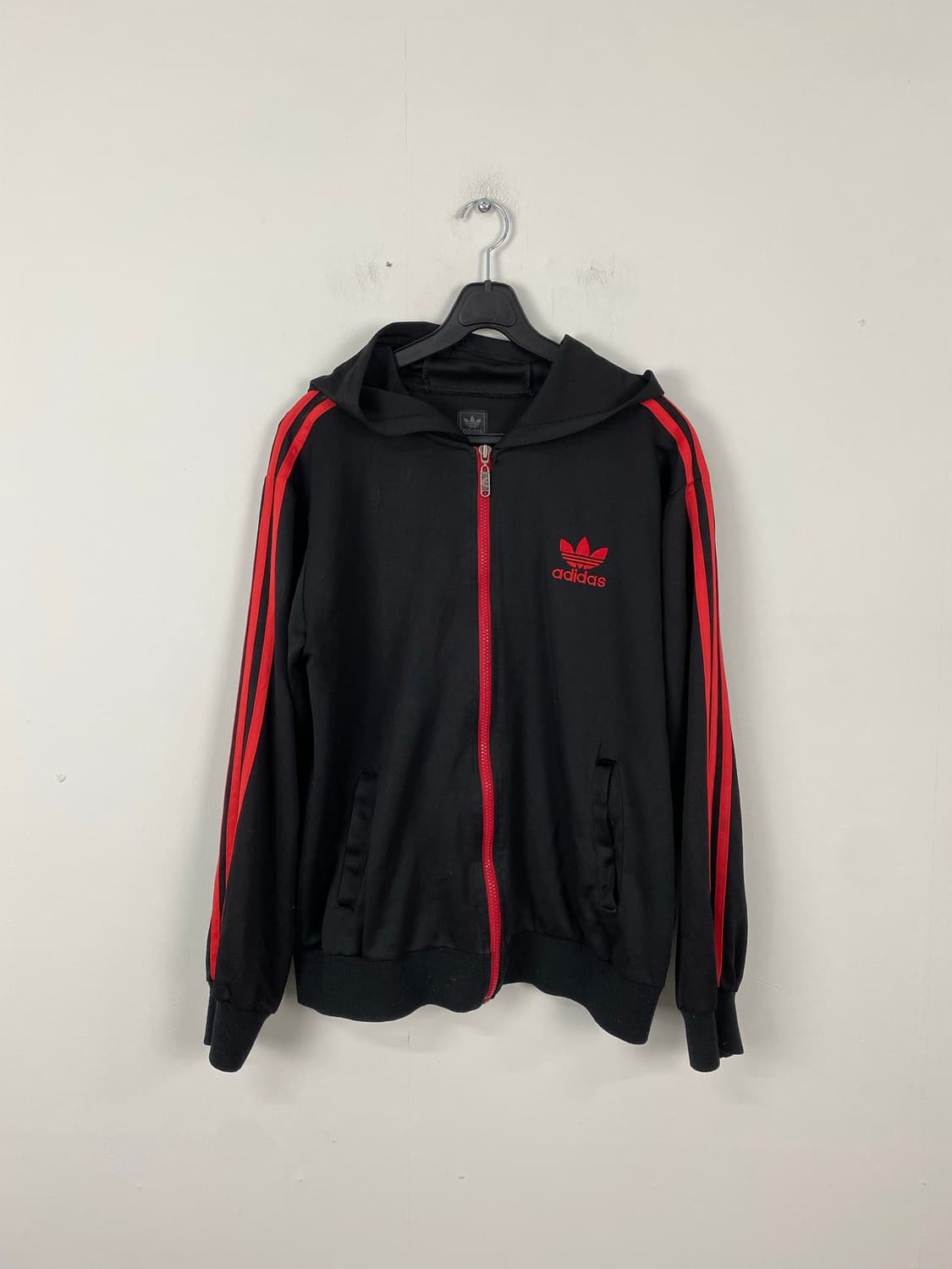 아디다스 검빨 파이어버드 후드집업 져지 M <655> 상품이미지1