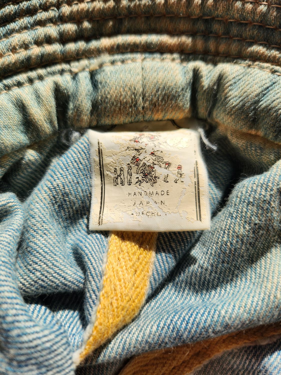 Decho Indigo-washed bucket hat 상품이미지4