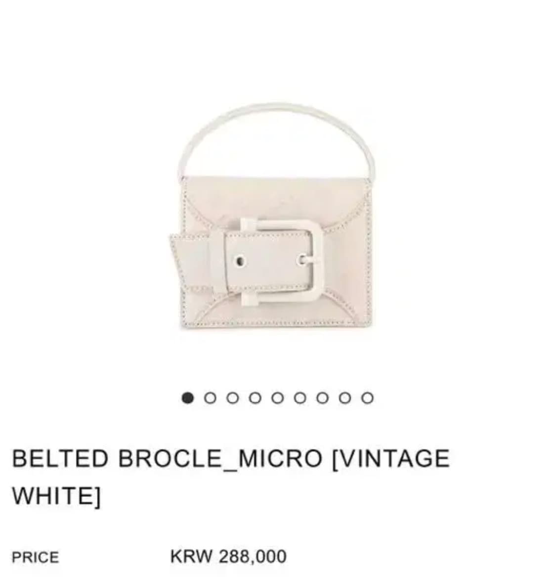 오소이 벨티드 버클 마이크로 미니백  상품이미지1