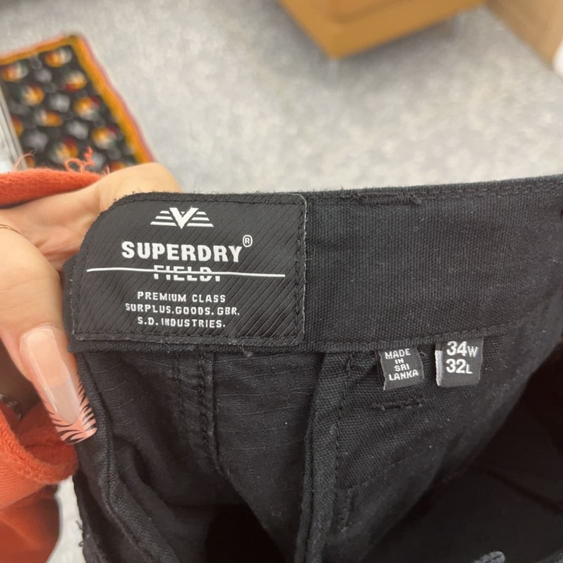 슈퍼드라이 빈티지 레트로 스트릿 힙합 카고팬츠 34인치 C08310 상품이미지6