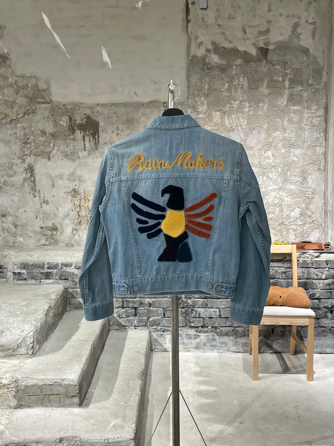 이자벨 마랑 에뚜왈 연청 레인 메이커스 크롭 데님 자켓 상품이미지1