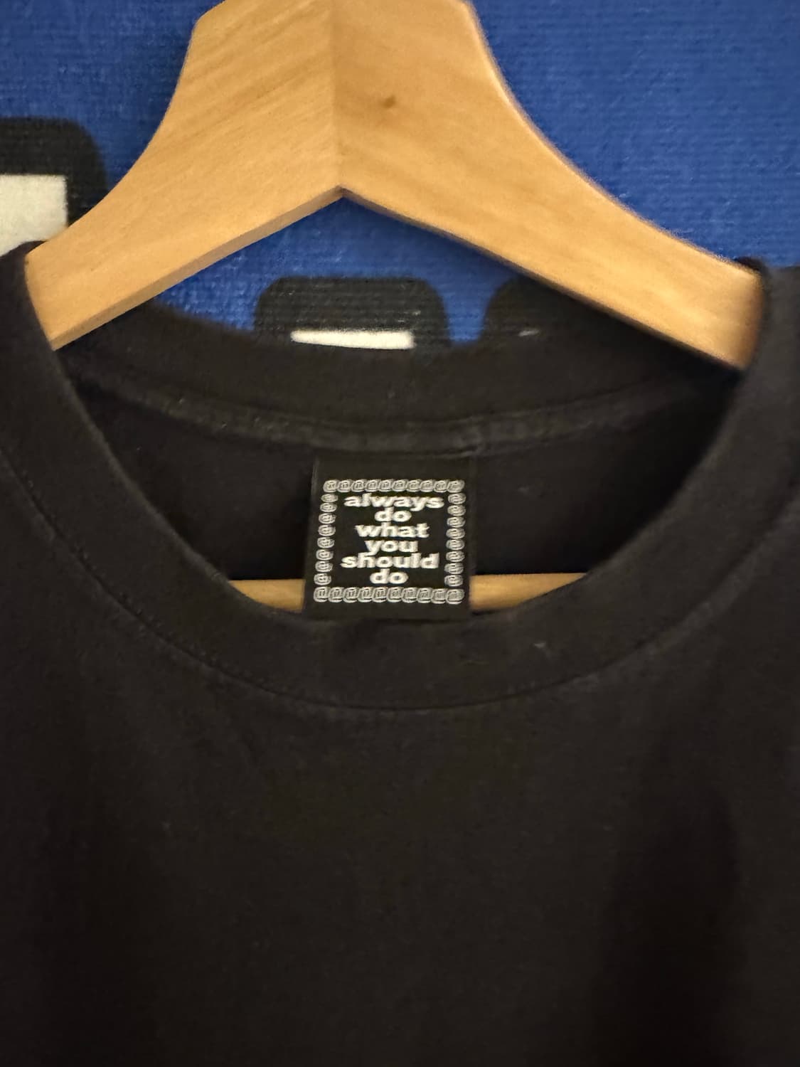 Always 반팔티 블랙 퍼플로고 상품이미지3