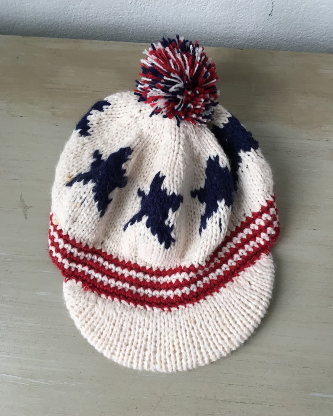 pom star pattenrn knit cap 상품이미지4