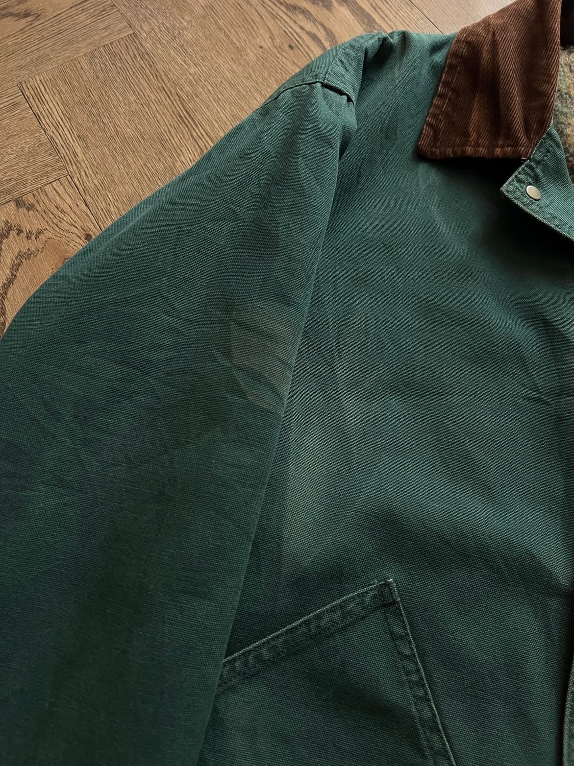 [M]90's Made in USA 빈티지 페이딩 헌팅 자켓 상품이미지5