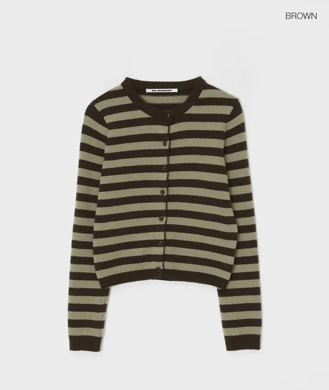 블랙업 베라 스트라이프 니트 가디건 상품이미지1