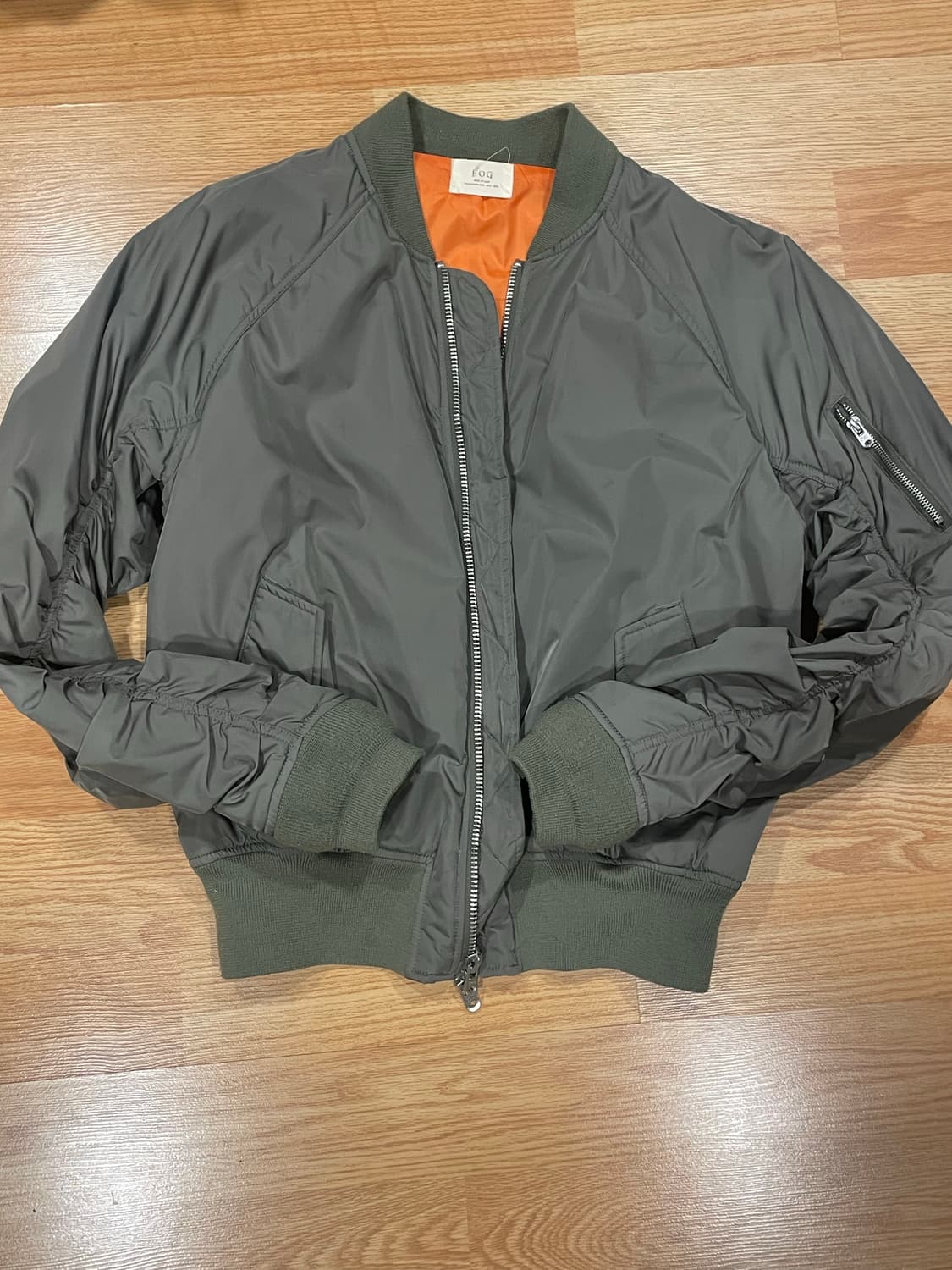 [L] 피어오브갓 FOG 팍선 셔링 MA-1 상품이미지1