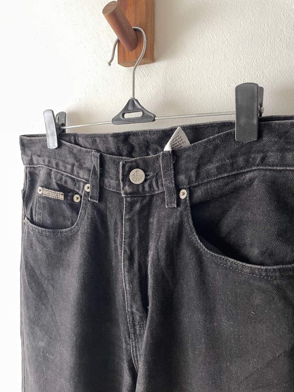 90-00's Vintage Calvin Klein Black Jeans 상품이미지3