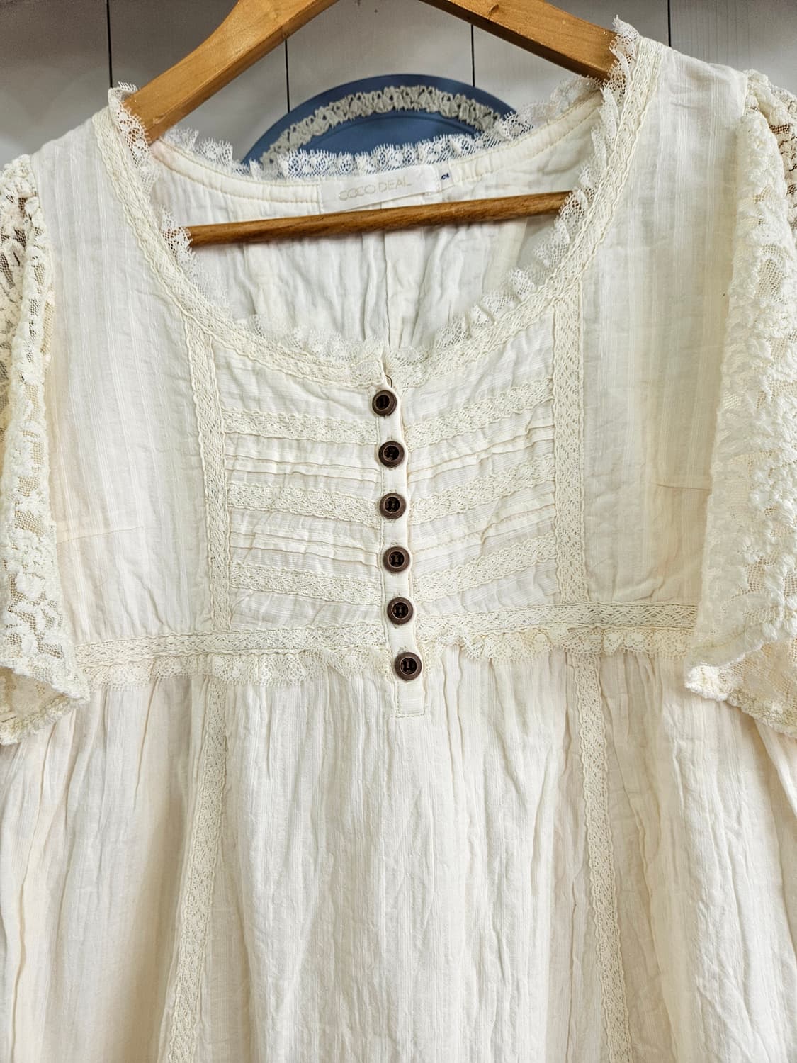 레이스 코튼 원피스 상품이미지2