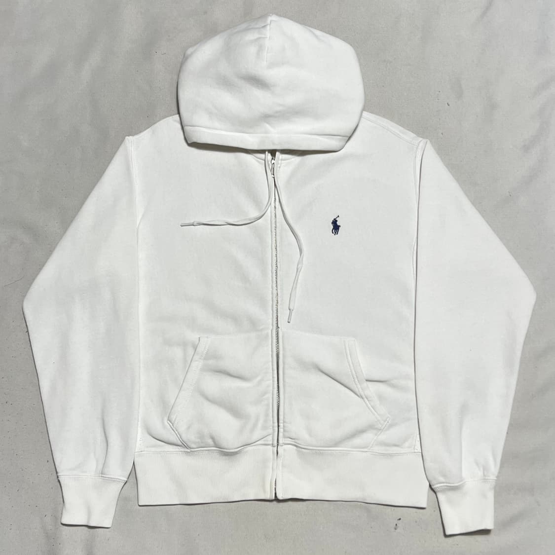S 폴로랄프로렌 여성용 화이트 후드집업 상품이미지2