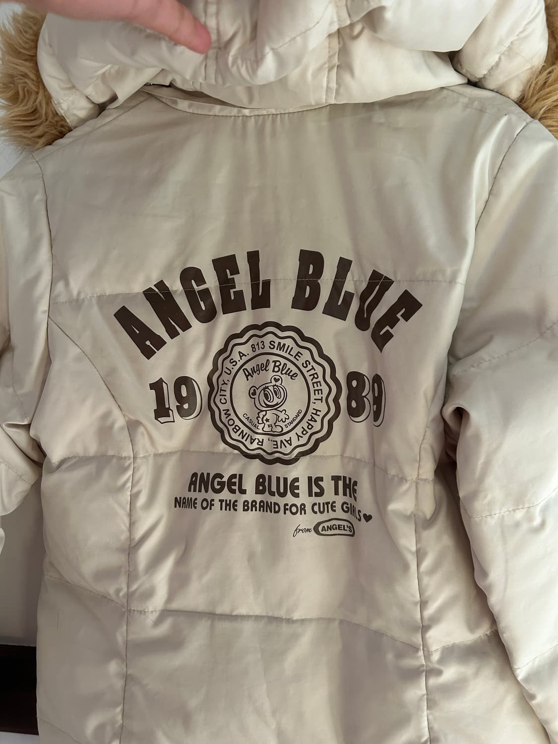 angel blue 떡볶이 패딩  상품이미지10