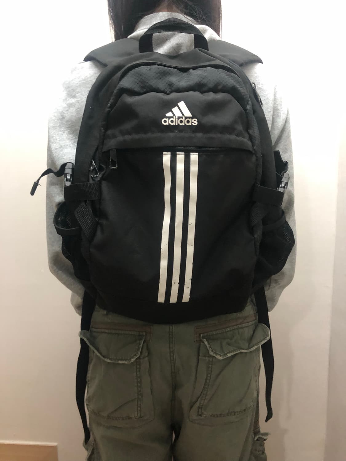 빈티지 아디다스 블랙 백팩 상품이미지4
