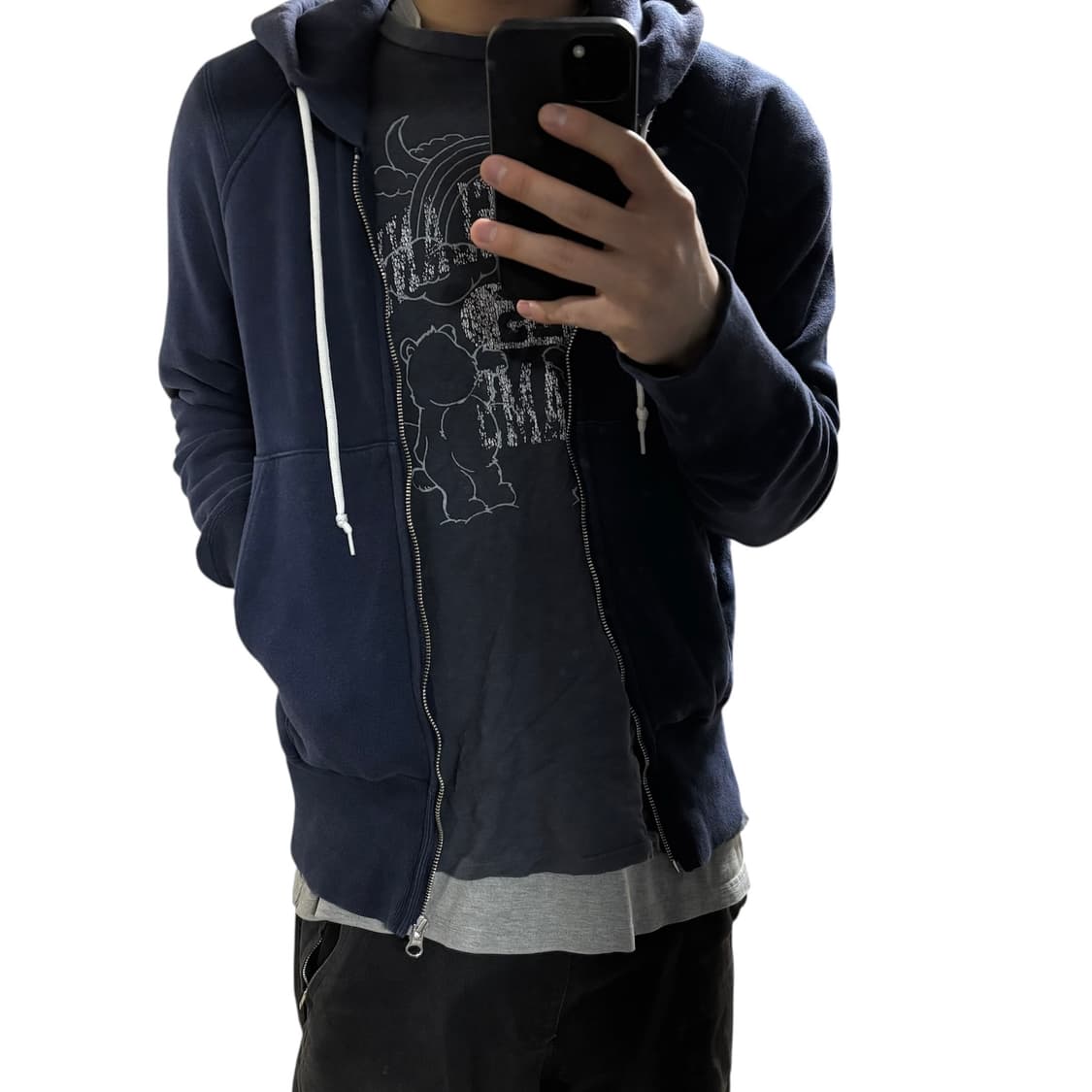 [S] 준야와타나베 맨 08AW 네이비 후드 집업 상품이미지8