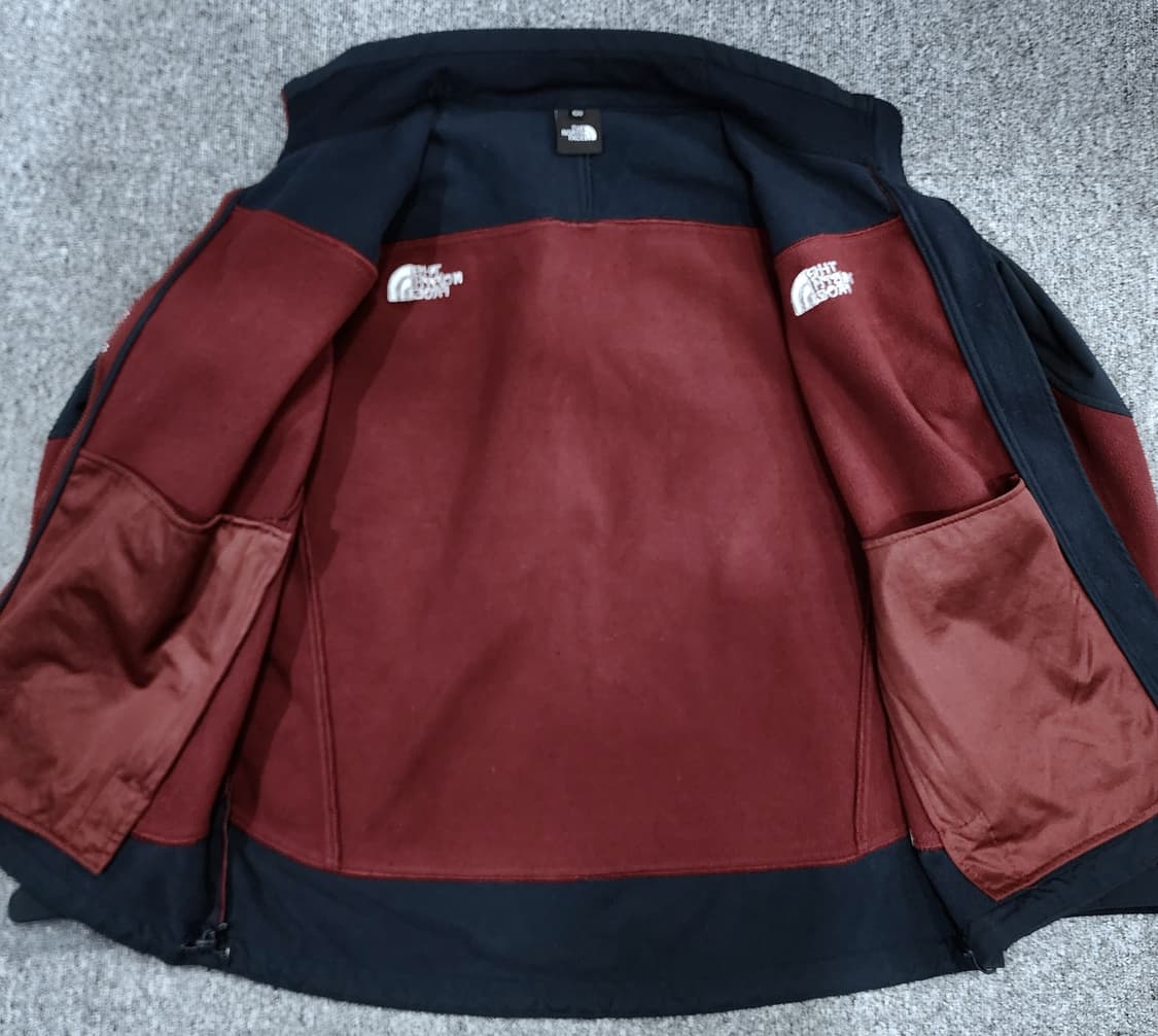 노스페이스 데날리 버건디 후리스 플리스 자켓 L 상품이미지3