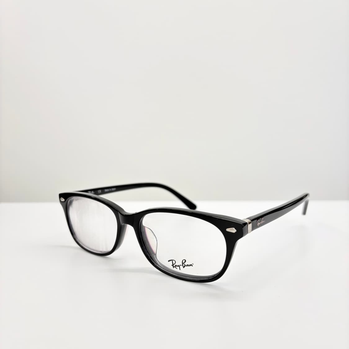 RAYBAN 레이밴 블랙 스퀘어 뿔테 상품이미지1