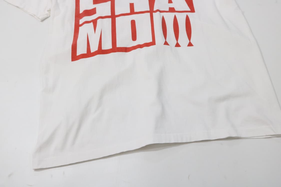 SHISHAMO 시샤모 일판 밴드 투어 굿즈 빅로고 화이트 반팔티셔츠 M 상품이미지5