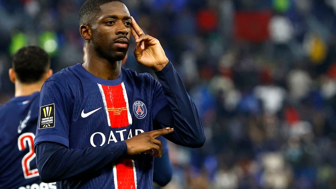 24/25 PSG 어센틱 #10 뎀벨레 유니폼 상품이미지4