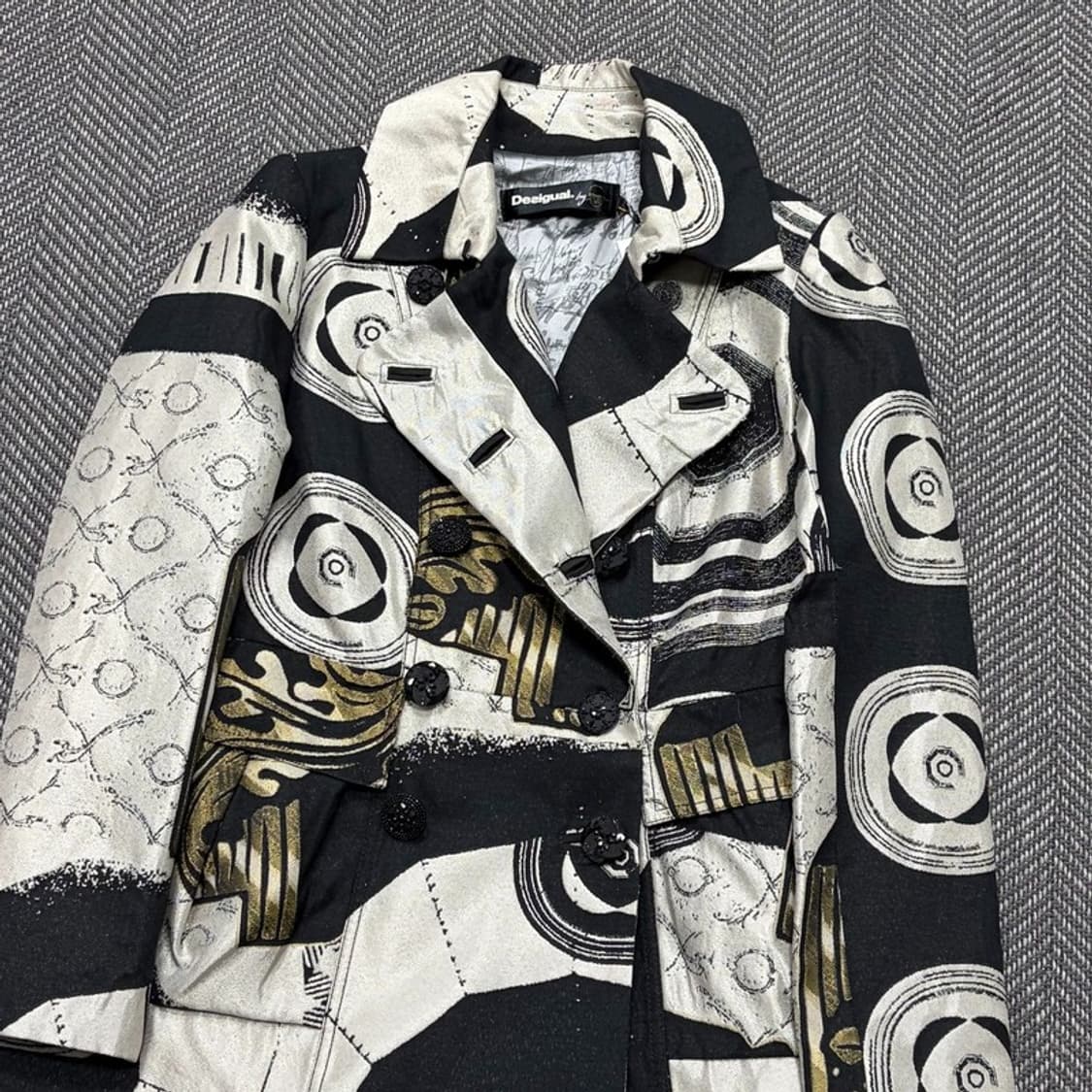 데시구알 패턴 더블코트 v2813 상품이미지5