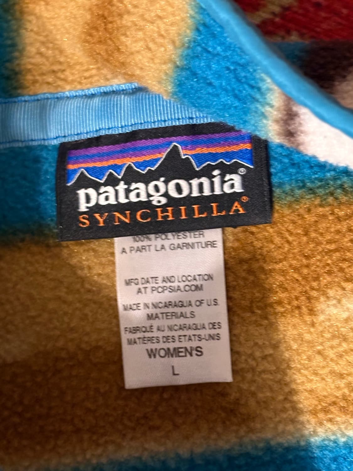 파타고니아 빈티지 신칠라 스냅 풀오버 상품이미지2