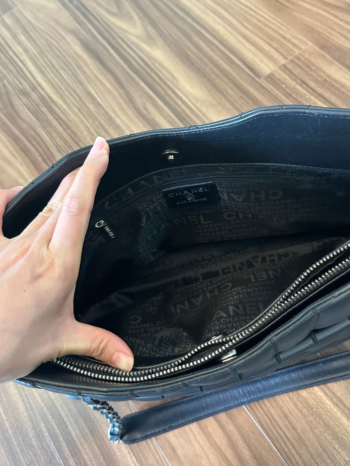 샤넬 그랜드 쇼퍼 토트백 블랙 상품이미지8